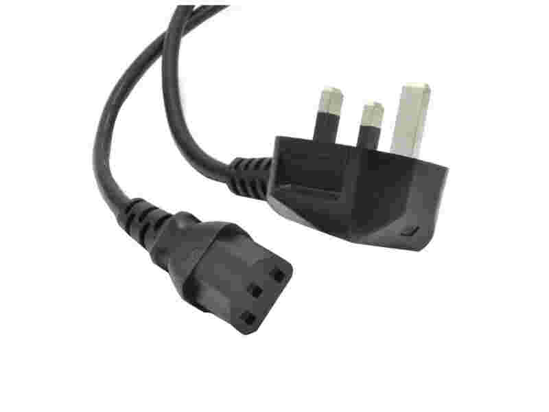 ΚΑΛΩΔΙΟ ΤΡΟΦΟΔΟΣΙΑΣ UK ΑΓΓΛΙΚΟΥ ΤΥΠΟΥ ΣΕ C13 PC/MONITOR
