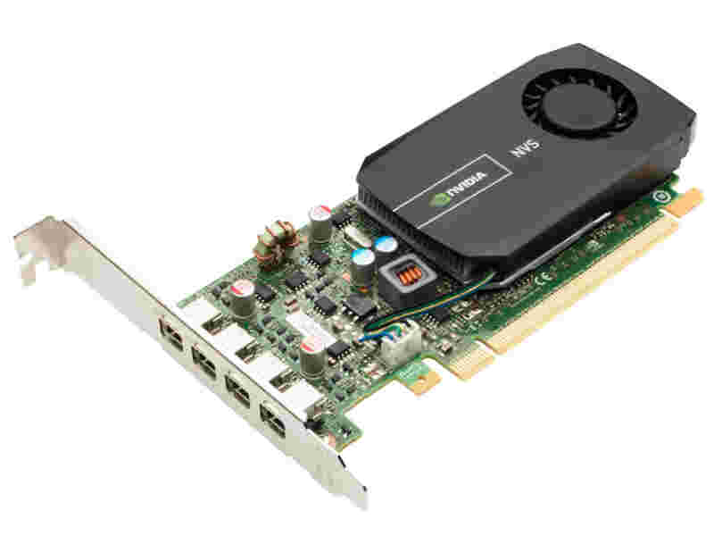 VGA 2GB NVIDIA NVS-510 MINI DISPLAY PORTx4 PCI-EX FP