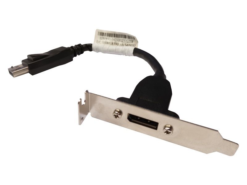 ADAPTOR DISPLAYPORT MALE TO  DISPLAYPOR FEMALE BRACKED 0.2M