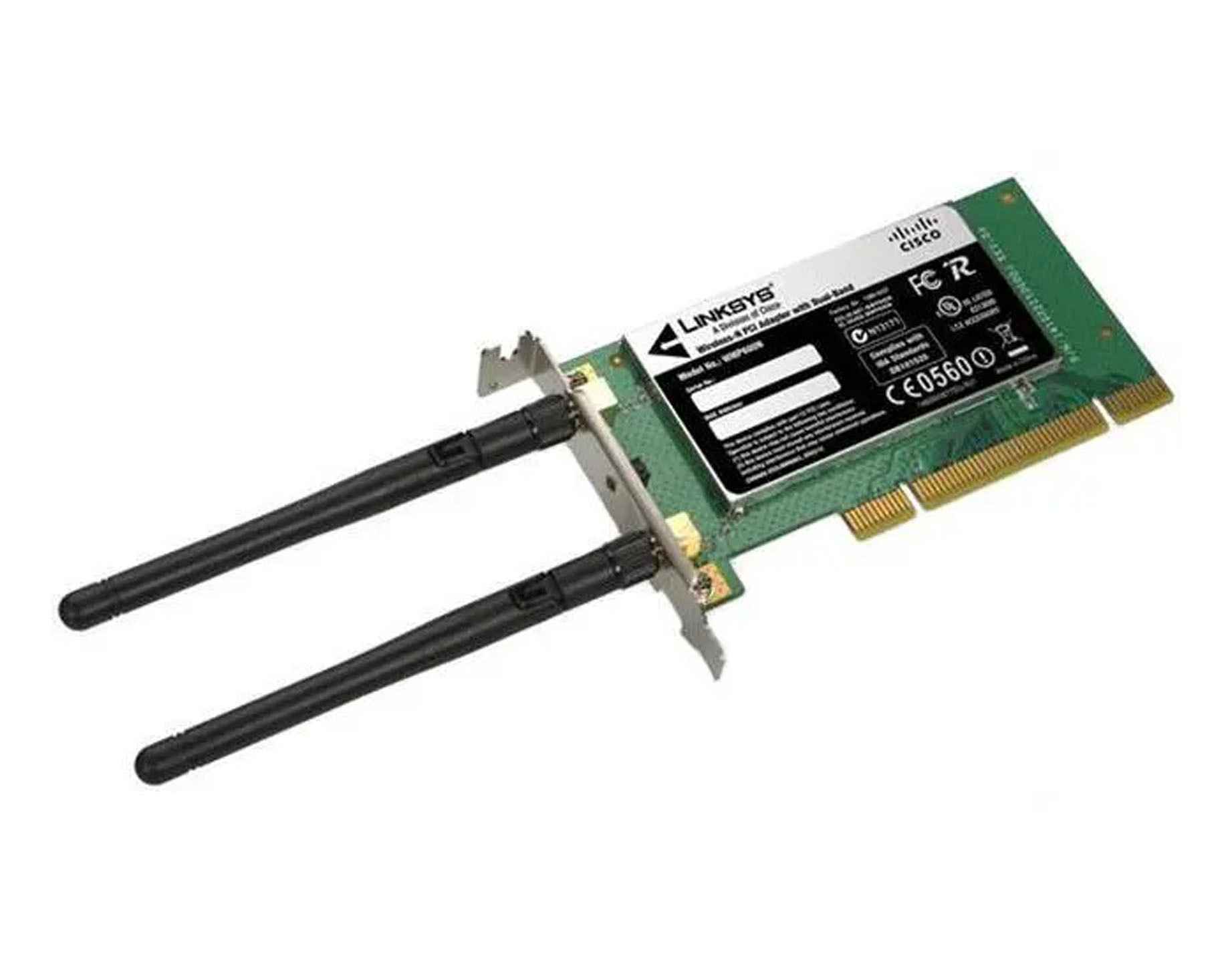 NIC LINKSYS WIRELESS-N DUAL NO ANTENNA PCI LP