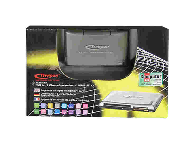 CARD READER USB 2.0 TYPHOON 83018 NEW