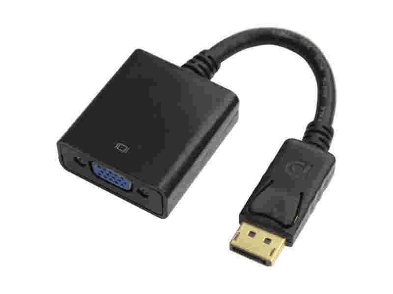ADAPTER DISPLAYPORT (M) TO VGA (F) NEW
