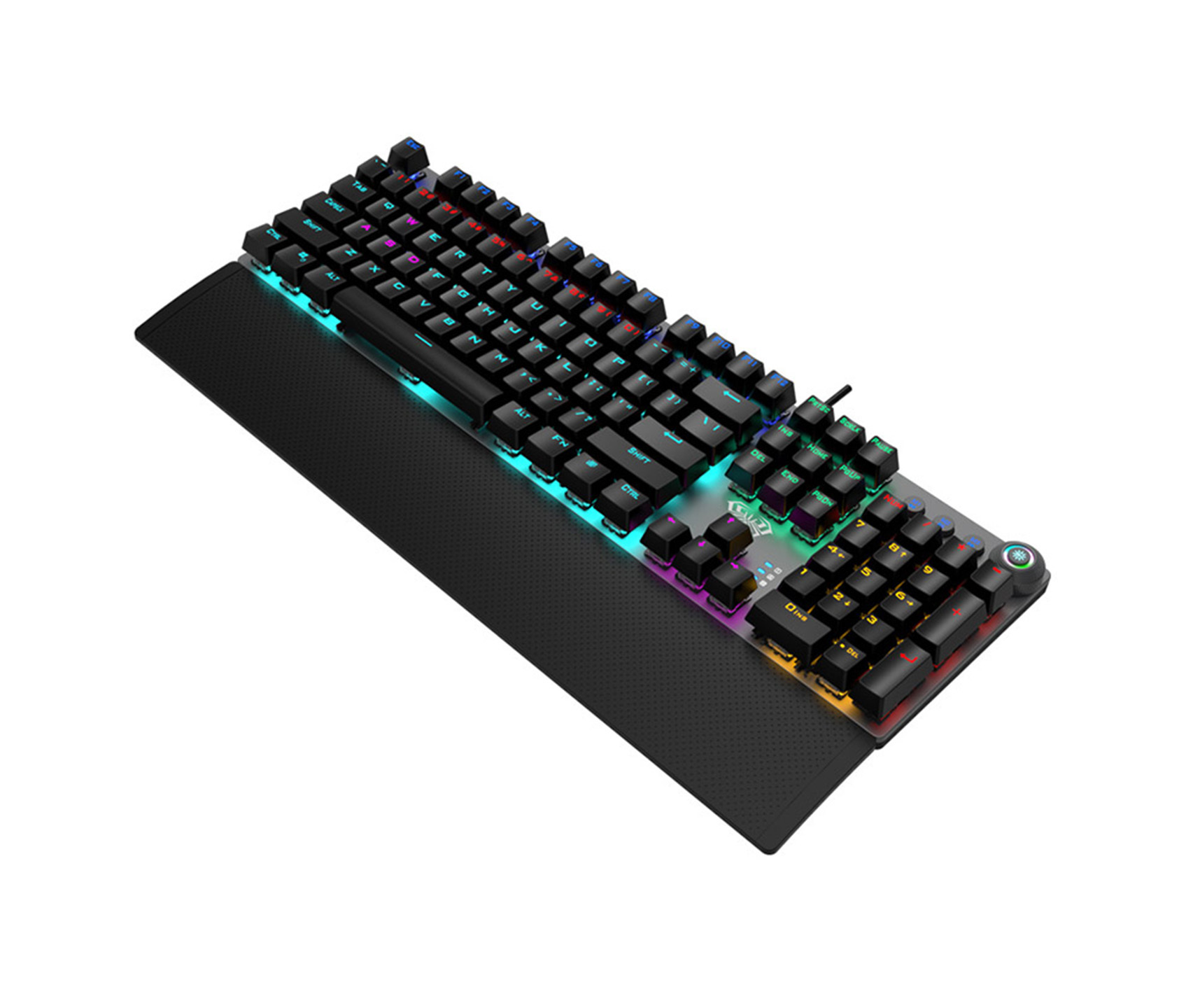 KEYBOARD AULA F2058 MECHANICAL RGB BLACK-GREY USB GR NEW
