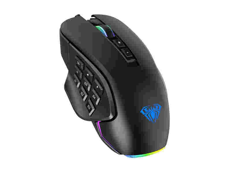 MOUSE AULA H510 RGB WIRED USB BLACK NEW