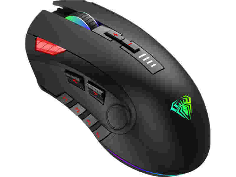 MOUSE AULA H512 RGB WIRED USB BLACK NEW