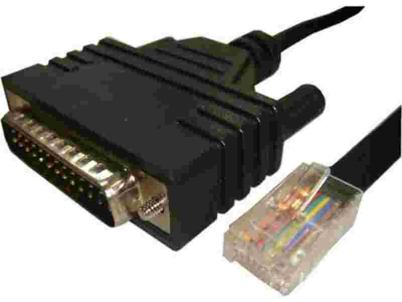 CABLE RJ45 TO DB25 MALE CAB- CONAUX NEW