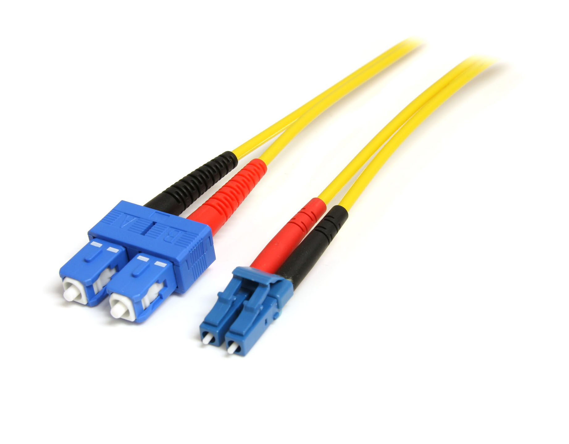 FIBER OPTICAL PATCH CORD LC-SC SINGLE MODE 10M 9/125 DUPLEX