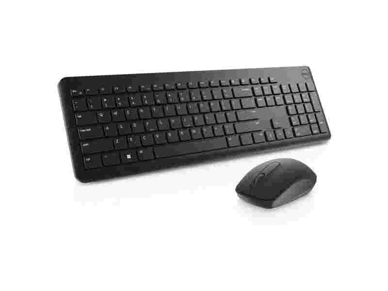 KEYBOARD MOUSE DELL WIRELESS KM3322W GR BL NEW