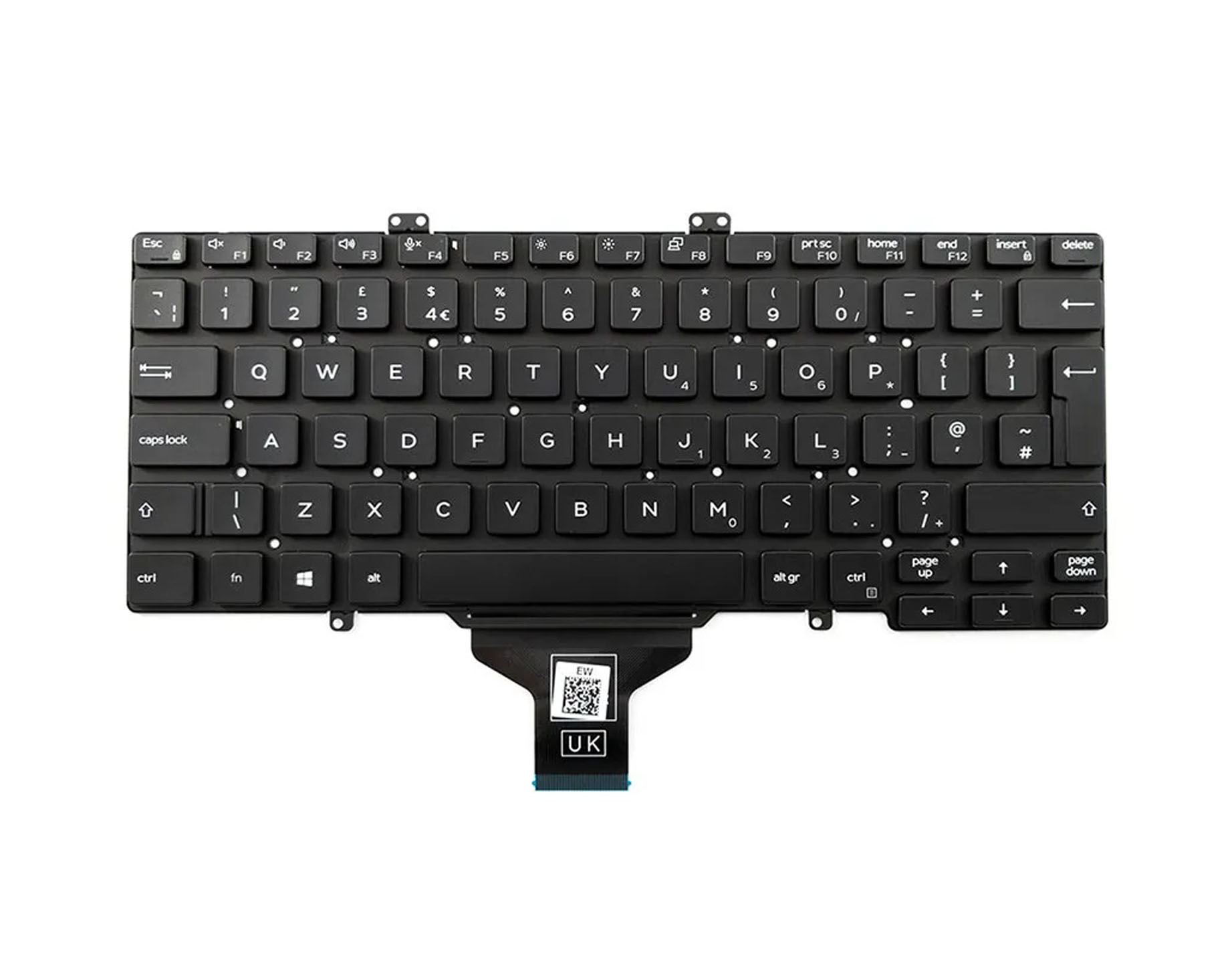 DELL LATITUDE 5400 5401 5410 KEYBOARD UK BL NEW