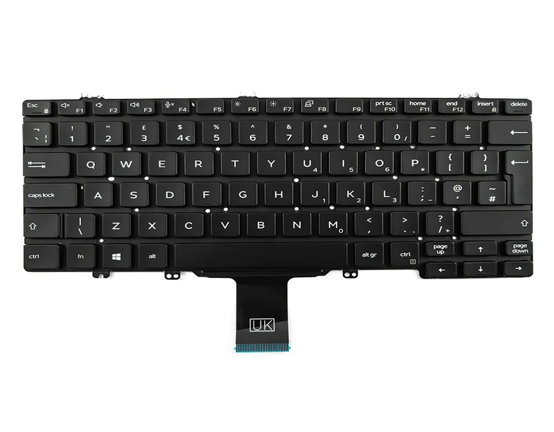 DELL LATITUDE 7300 5300 5300-2-in-1 KEYBOARD US BL NEW