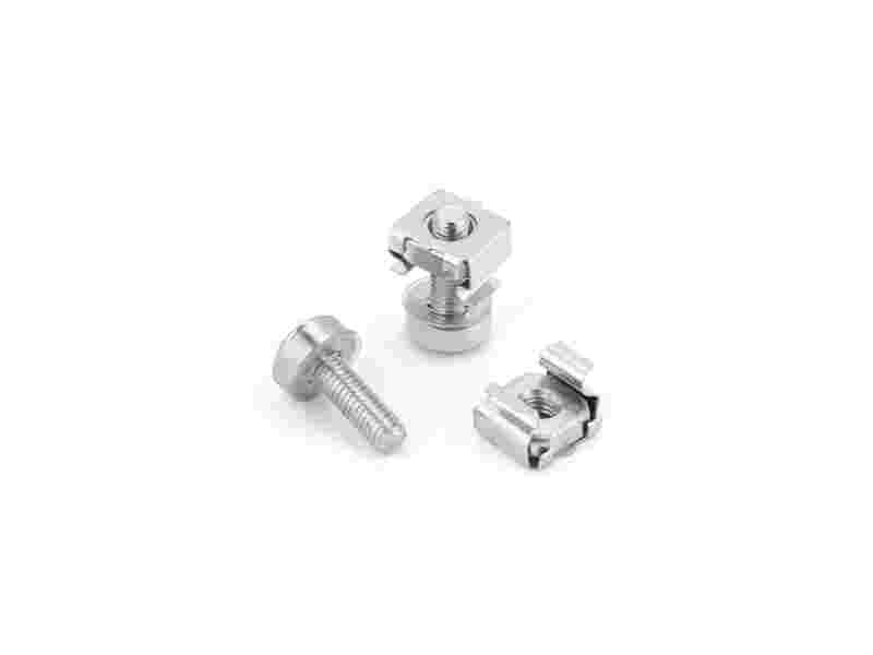 MOUNTING SCREW SET WITH NUT FOR RACK CABINET NEW 4xSETS