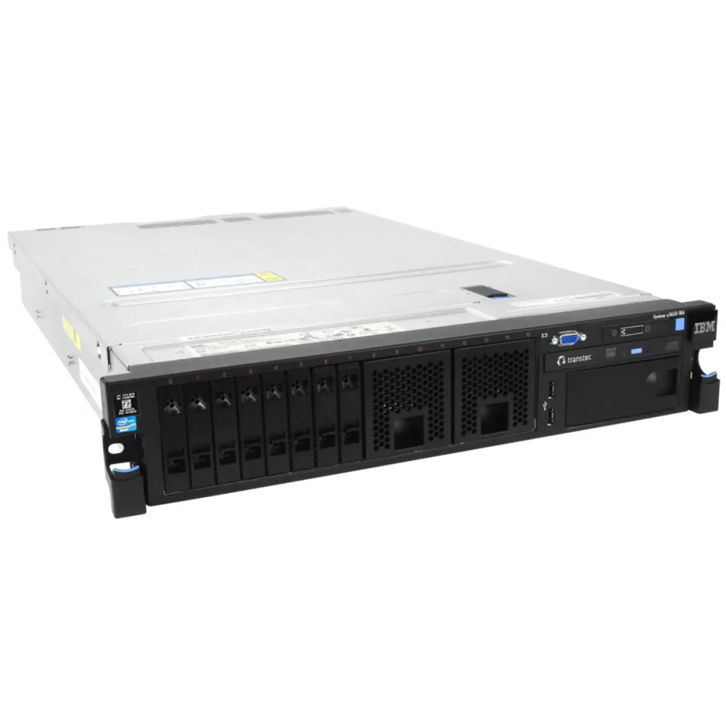 SERVER IBM X3650 M4 8SFF 2xE5-2640/2X4GB/RAID M5110e-512MBwB