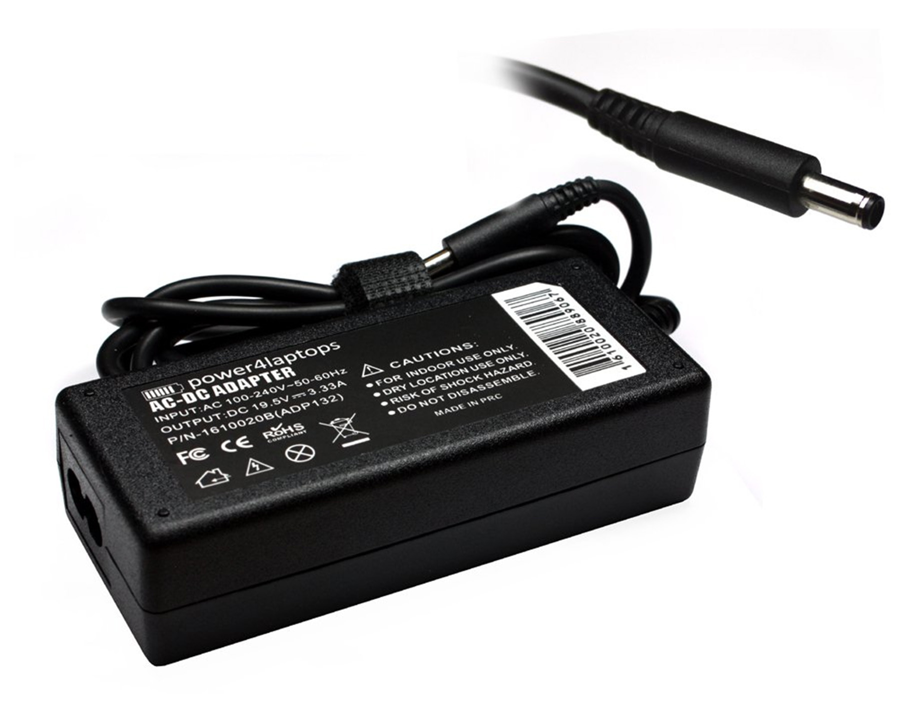 AC ADAPTER REPLACEMENT HP 19.5V/3.33A/65W (4.5*3.0) NEW