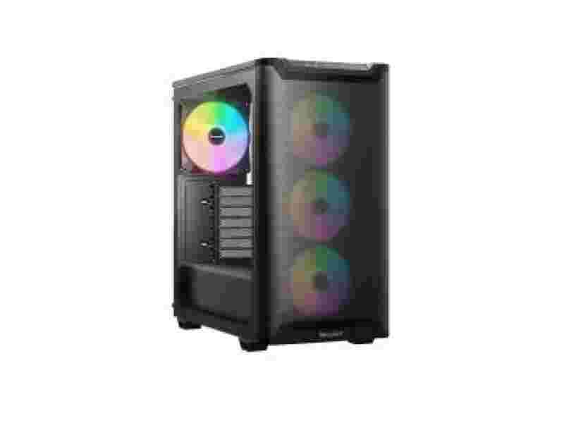 BEQUIET PC CHASSIS PURE BASE 501 LX BLACK BGW78, MIDI TOWER ATX, ARGB LIGHTING, W/O PSU, Front: 3x Light Wings LX 120mm PWM, Rear: 1x Light Wings LX 140mm PWM, 3YW.