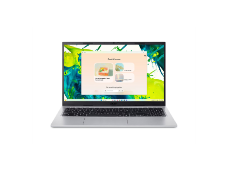 ACER NB ASPIRE GO 15 AG15-72P-74QP, 15.6" LCD FHD 1920x1080, INTEL CPU CORE 7 150U, 32GB RAM, SSD 1TB M.2 NVME, INTEL UHD GRAPHICS, WIN11 HOME, PURE SILVER, 2YW/ 1YW for international travelers.
