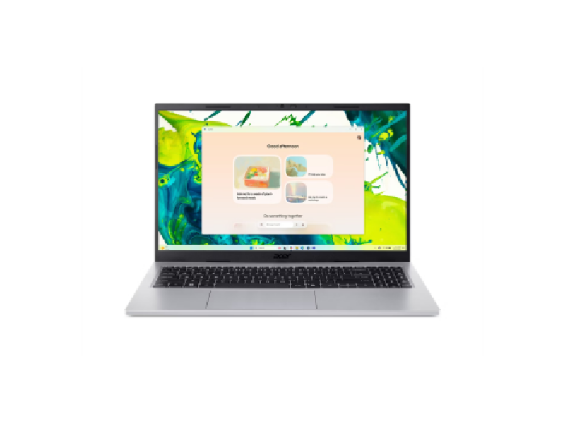ACER NB ASPIRE GO 15 AG15-72P-76PX, 15.6" IPS FHD 1920x1080, INTEL CPU CORE 7 150U, 16GB RAM, SSD 512GB M.2 NVME, INTEL UHD GRAPHICS, WIN11 HOME, PURE SILVER, 2YW/ 1YW for international travelers.