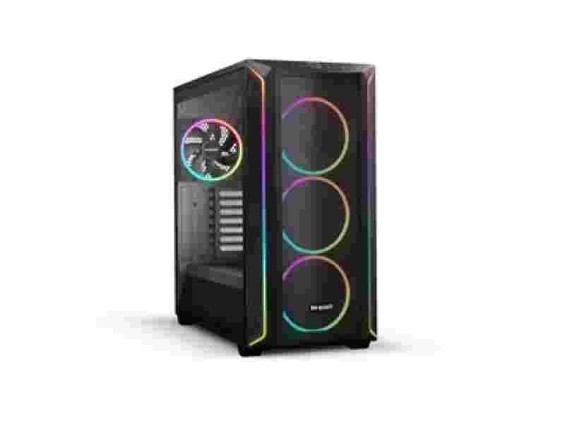 BEQUIET PC CHASSIS SHADOW BASE 800FX BLACK BGW63, MIDI TOWER ATX, ARGB LIGHTING, W/O PSU, Front: 3x Light Wings 140mm PWM, Rear: 1x Light Wings 140mm PWM, 3YW.