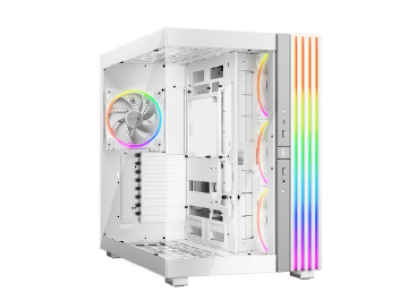 BEQUIET PC CHASSIS LIGHT BASE 900 FX WHITE BGW72, FULL TOWER ATX, ARGB LIGHTING, W/O PSU, Side: 3x Light Wings Reversed 140mm PWM White, Rear: 1x Light Wings 140mm PWM White, 3YW.
