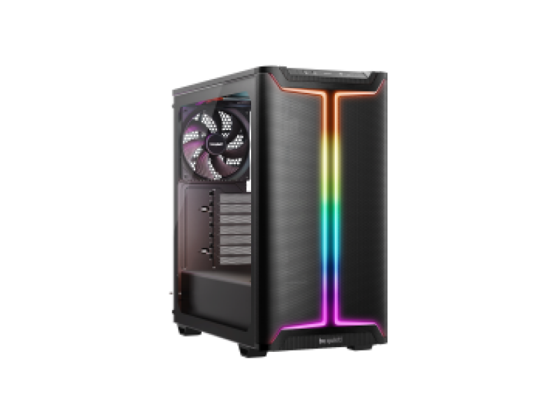BEQUIET PC CHASSIS PURE BASE 501 DX BLACK BGW76, MIDI TOWER ATX, ARGB LIGHTING, W/O PSU, Top: 1x Pure Wings 3 140mm PWM, Front: 1x Pure Wings 3 140mm  PWM, Rear: 1x Pure Wings 3 140mm PWM, 3YW.