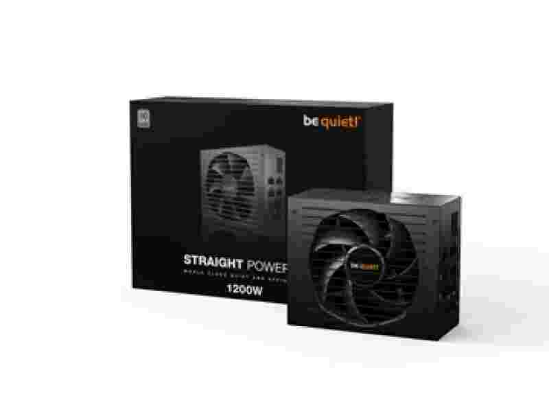 BEQUIET PSU STRAIGHT POWER 12 1200W BN339, PLATINUM CERTIFIED, MODULAR CABLES, SILENT WINGS 135MM FAN, 10YW.