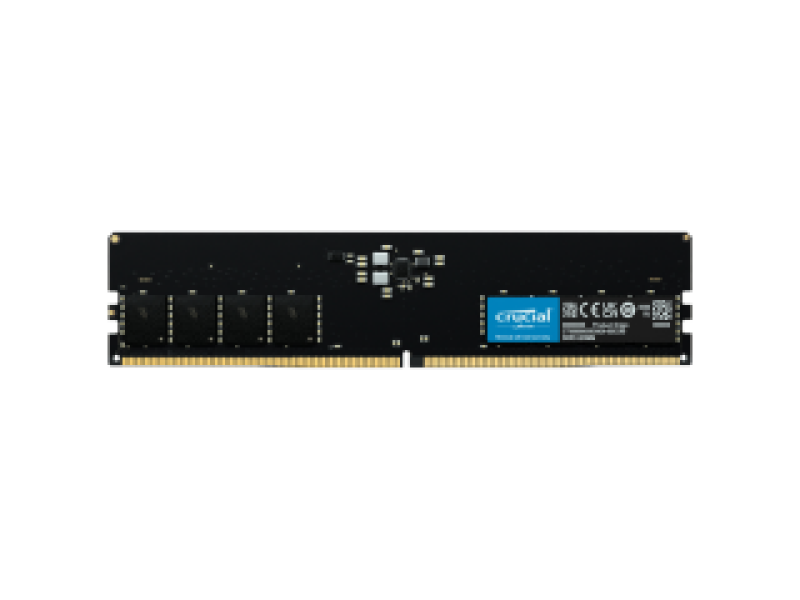 CRUCIAL RAM DIMM 32GB CT32G56C46U5, DDR5, 5600MHz, CL46, SINGLE TRAY, 2YW.