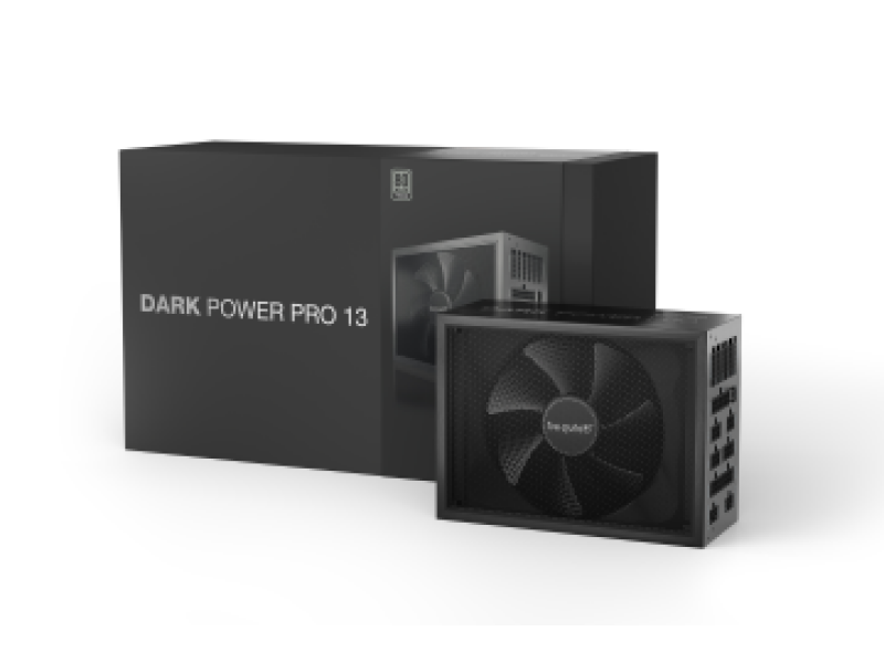 BEQUIET PSU DARK POWER PRO 13 1300W BN331, TITANIUM CERTIFIED, MODULAR CABLES, SILENT WINGS 135MM FAN, 10YW.