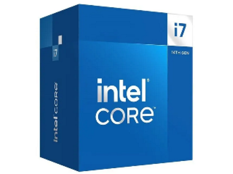 INTEL CPU CORE i7 14700, 20C/28T, up to 5.4GHz, CACHE 33MB, SOCKET LGA1700 14th GEN, GPU, BOX, FAN, 3YW.