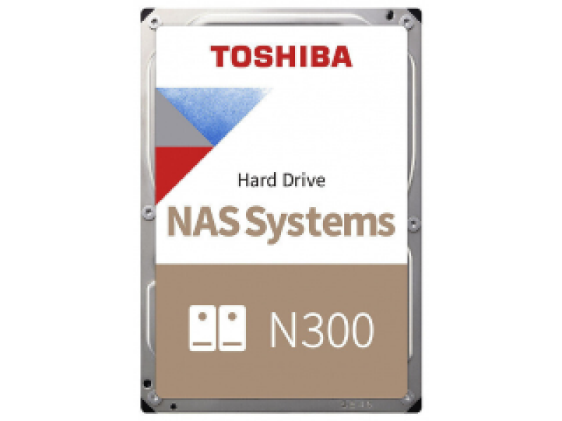 TOSHIBA HDD 3,5" 8TB NAS N300 MN10ADA800S, SATA3, 7200RPM, CACHE 512MB, BULK, 3YW.