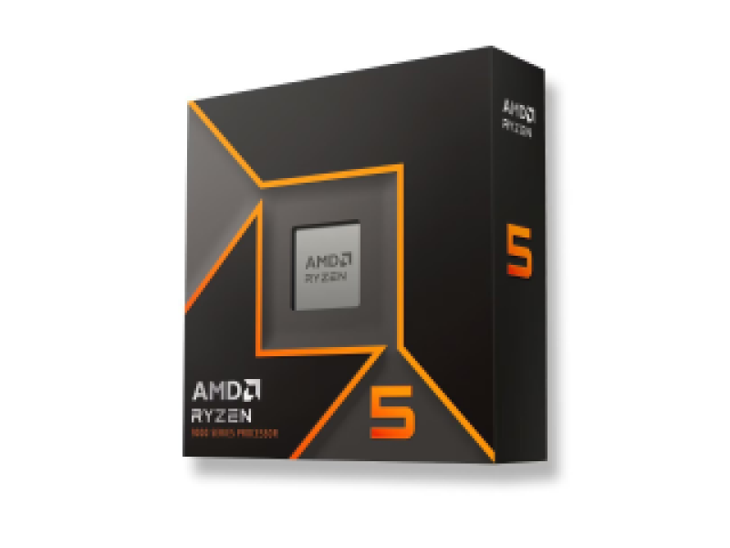 AMD CPU RYZEN 5 9600X, 6C/12T, 3.9-5.4GHz, CACHE 6MB L2+32MB L3, SOCKET AM5, GPU, BOX, 3YW.