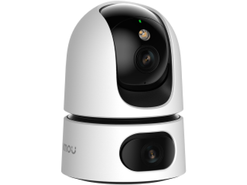 IMOU IP CAMERA RANGER DUAL 10MP IPC-S2XP-10M0WED, INDOOR, 5 MP FIXED & 5 MP PAN&TILT PTZ CAMERA, H.265/H.264, 8X DIGITAL ZOOM, IR 15M, WIFI 2,4GHz, ETHERNET 100Mbps, MICRO SD UPTO 512GB, MIC&SPEAKER, 2-WAY TALK, SMART TRACKING, DC5V, 3YW
