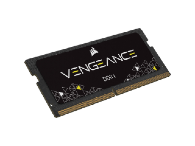 CORSAIR RAM SODIMM XMS4 16GB CMSX16GX4M1A3200C22, DDR4, 3200MHz, LATENCY 22-22-22-53, 1.20V, VENGEANCE, BLACK, LTW.
