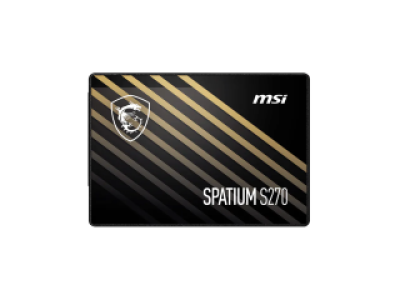 MSI SSD SPATIUM S270 SATA 2.5" 480GB S78-440E350-P83, SATA3, READ 500MB/s, WRITE 450MB/s, 5YW.