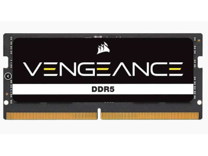 CORSAIR RAM SODIMM XMS5 16GB CMSX16GX5M1A5600C48, DDR5, 5600MHz, LATENCY 48-48-48-90, 1.1V, VENGEANCE, BLACK, LTW.