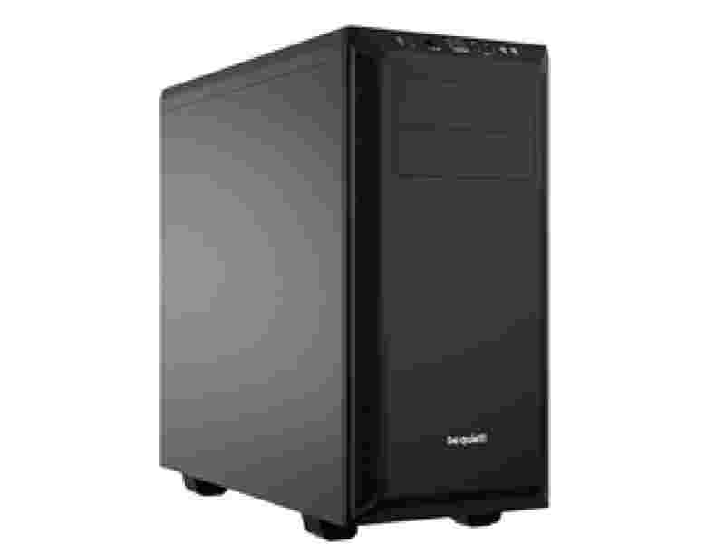 BEQUIET PC CHASSIS PURE BASE 600 BLACK BG021, MIDI TOWER ATX, W/O PSU, Front: 1x Pure Wings 2 140mm, Rear: 1x Pure Wings 2 120mm, 3YW.