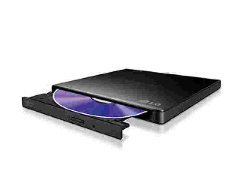 LG DVD R/RW GP57EB40, EXTERNAL, USB2.0, WRITE: 8x DVD R/ 6x DVD R DL/ 8x DVD R/RW, READ: 8x DVDROM, SLIM BLACK, RETAIL, 2YW.