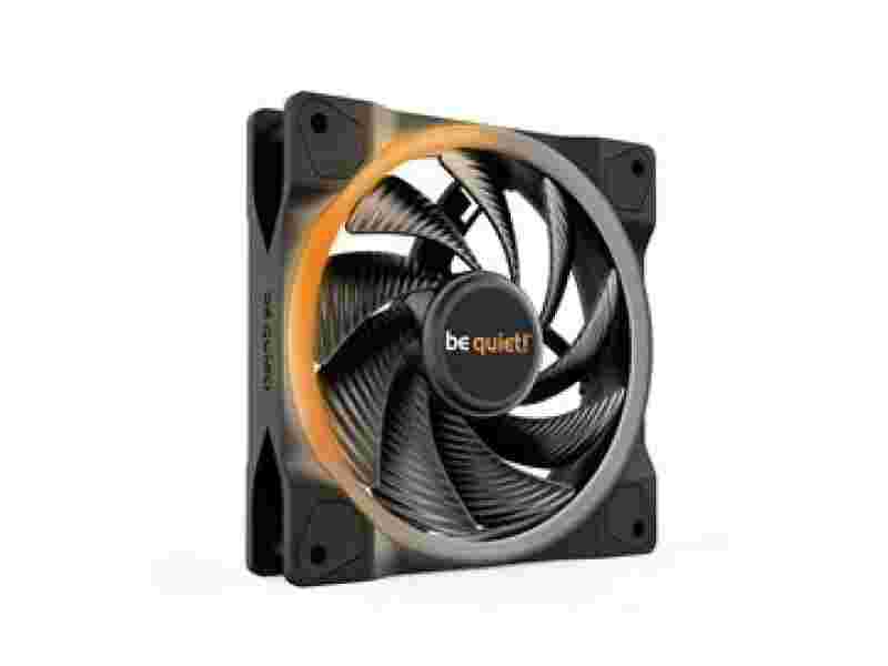 BEQUIET FAN LIGHT WINGS 120MM PWM HIGH-SPEED BL073, ARGB, 2500RPM, 52,3CFM/88,86M3/H, 31 DB, LIFESPAN 60000H, BLACK, 3YW.